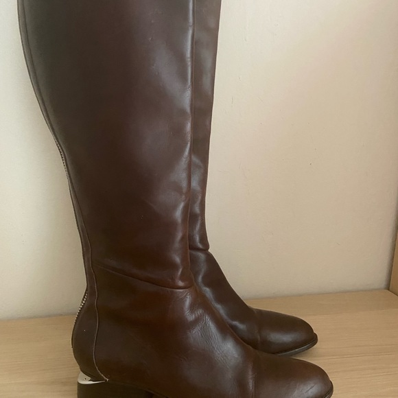 Alexander Wang Brown Calf leather Sigrid Boots size 10 - Picture 2 of 15